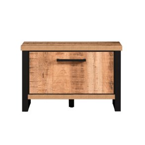 Enna benk med oppbevaring mango dekor.