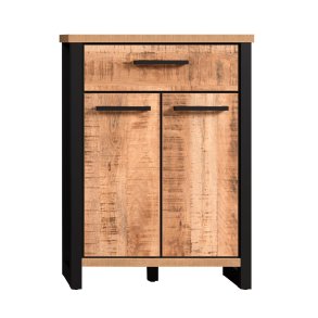 Enna Sideboard 2 T�ren, 1 Schublade Mango-Dekor.
