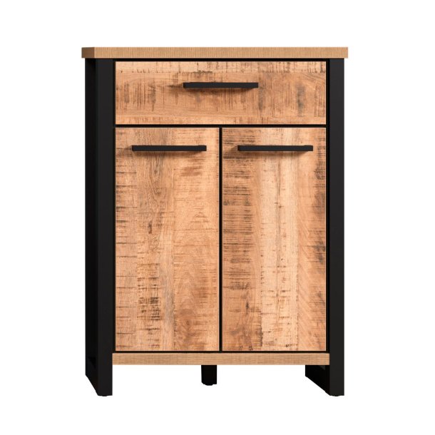 Enna Sideboard 2 T�ren, 1 Schublade Mango-Dekor.