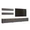 Baggio system regałowy 5 części antracyt.