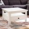 Universal Couchtisch 70 x 70 cm wei.
