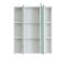 Monte Bad Spiegelschrank 3 Tren wei.