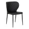 Pisa Chaise de salle  manger, noir. 