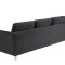 Marino sofa 3 seter velour svart.