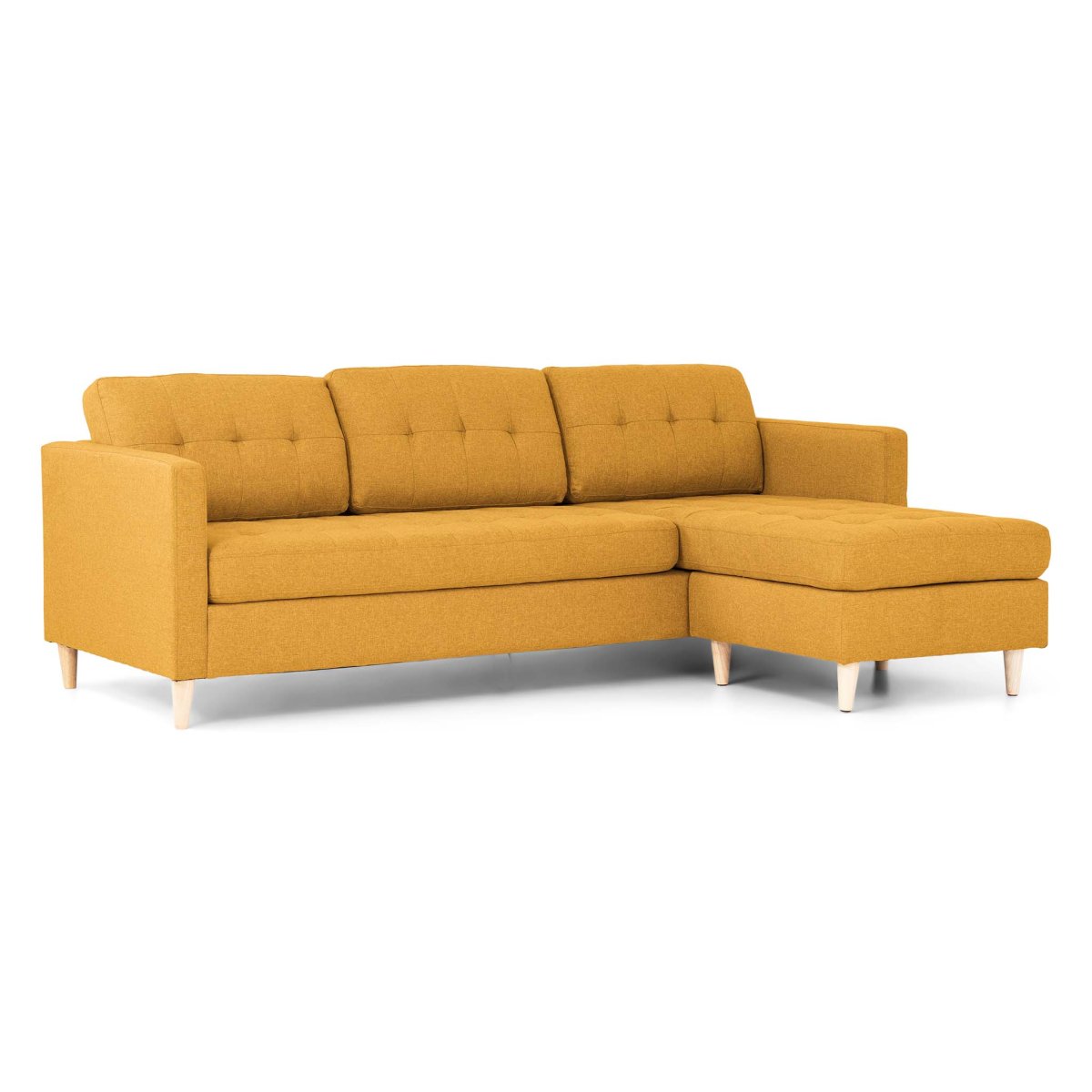 Marino Sofa currygelb. Bestellen Sie hier!