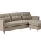 Marino sofa, chaiselongsofa hjre eller venstrevendt i stof sandfarvet og med trben.