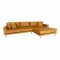 Lido sofa , chaiselongsofa h�jrevendt velour senneps gul.