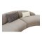 Venice sofa z 2 poduszkami naturalny.