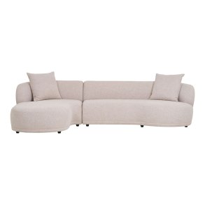 Kingston sofa med 2 puter, venstrevendt natur.