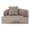 Kingston canap avec 2 coussins, gauche brun.