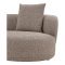 Kingston canap avec 2 coussins, gauche brun.
