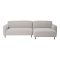 Salvador sofa hyrevendt lysegr.