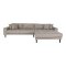 Lido sofa chaiselongsofa hjrevendt 4 pyntepuder stone.