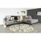 Lido sofa chaiselongsofa hjrevendt 4 pyntepuder stone.