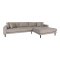Lido sofa chaiselongsofa hjrevendt 4 pyntepuder stone.