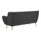 Monte sofa 3 personers mrkegr.