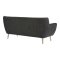 Monte sofa 3 personers mrkegr.