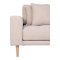 Lido sofa , loungesofa hjrevendt med 4 puder sandfarvet.