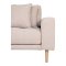 Lido sofa , loungesofa venstrevendt med 4 puder sandfarvet.