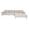 Lido sofa hjrevendt med fire puder beige.