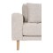 Lido sofa hjrevendt med fire puder beige.