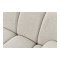 Karin canap� modulable c�t� droit 3,5 pers avec pouf couleur sable.