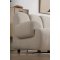 Karin canap� modulable c�t� droit 3,5 pers avec pouf couleur sable.