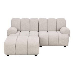 Karin modulsoffa v�nsterst�lld 2,5 pers med puff sandf�rgad.