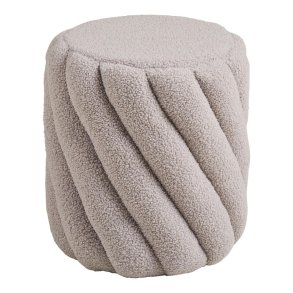 Freja Pouf 38cm grau.