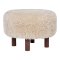Pouf Inverness 50cm marrone.