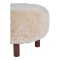 Pouf Inverness 50cm marrone.