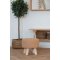 Aberdeen taburett �31 cm sandfarget.