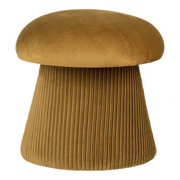 Hampton puf welur 39cm białawy.