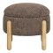 Medas Pouf Mit Aufbewahrung braun.