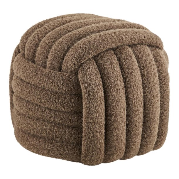 Mette Pouf braun.