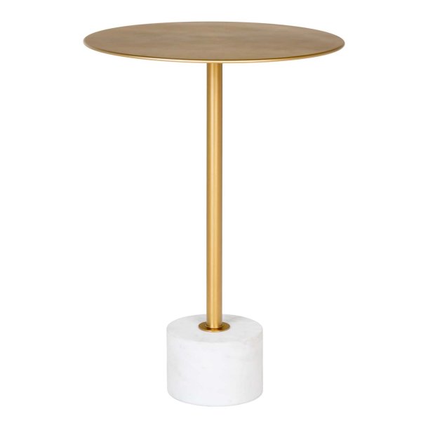 Lecco soffbord , sidobord 41cm marmor mssing, marmor.