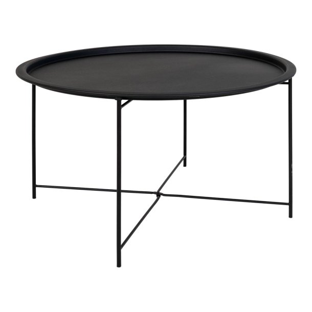 Bastia sofabord 75cm sort.