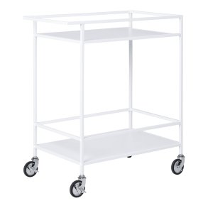 Vita Kchenmbel auf Rollen Barwagen 2 Regale wei.