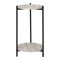 Leuven Bord 27cm Beige Travertin Dekor.