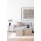 Leuven Bord 27cm Beige Travertin Dekor.