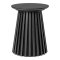 Osaka table d'angle Ø40cm noire.