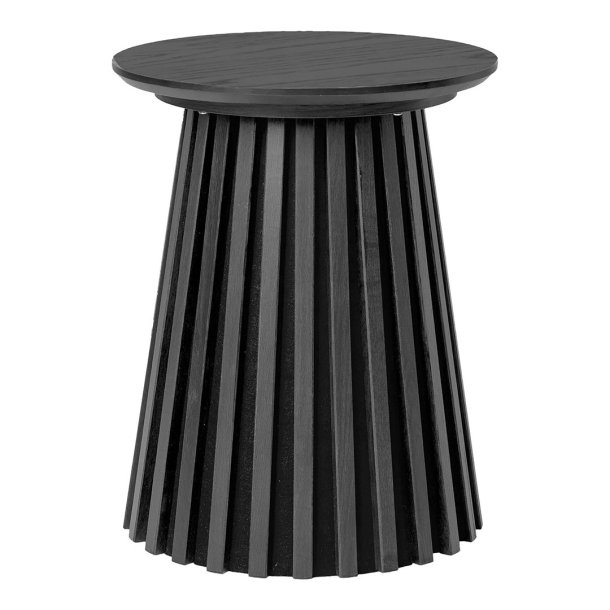Osaka table d'angle Ø40cm noire.