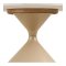 Elin table basse �70cm plateau de table c�ramique couleur sable.