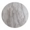 Bojan spisebord 110 cm marmor look, messingfarvet ben.