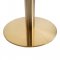 Bojan spisebord 110 cm marmor look, messingfarvet ben.