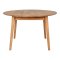 Metz spisebord inkl. tilleggsplater med butterfly uttrekk 118x118/158cm eik oljet.