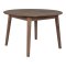 Metz spisebord med tillgsplade butterfly udtrk 118x118/158cm eg olieret smoked.