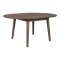 Metz spisebord med tillgsplade butterfly udtrk 118x118/158cm eg olieret smoked.