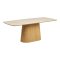 Frida table de salle � manger plateau de table c�ramique naturel, stone.