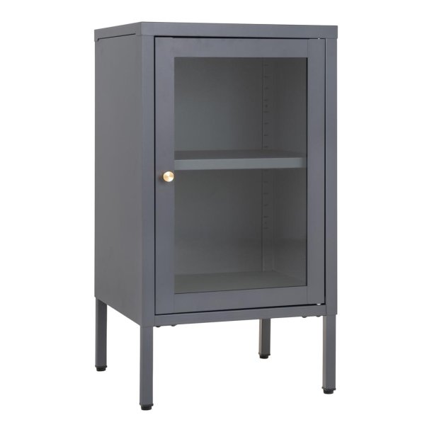 Dalby Vitrinenschrank 1 Glastr grau.